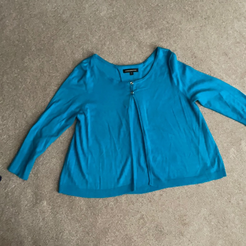 Teal express sweater